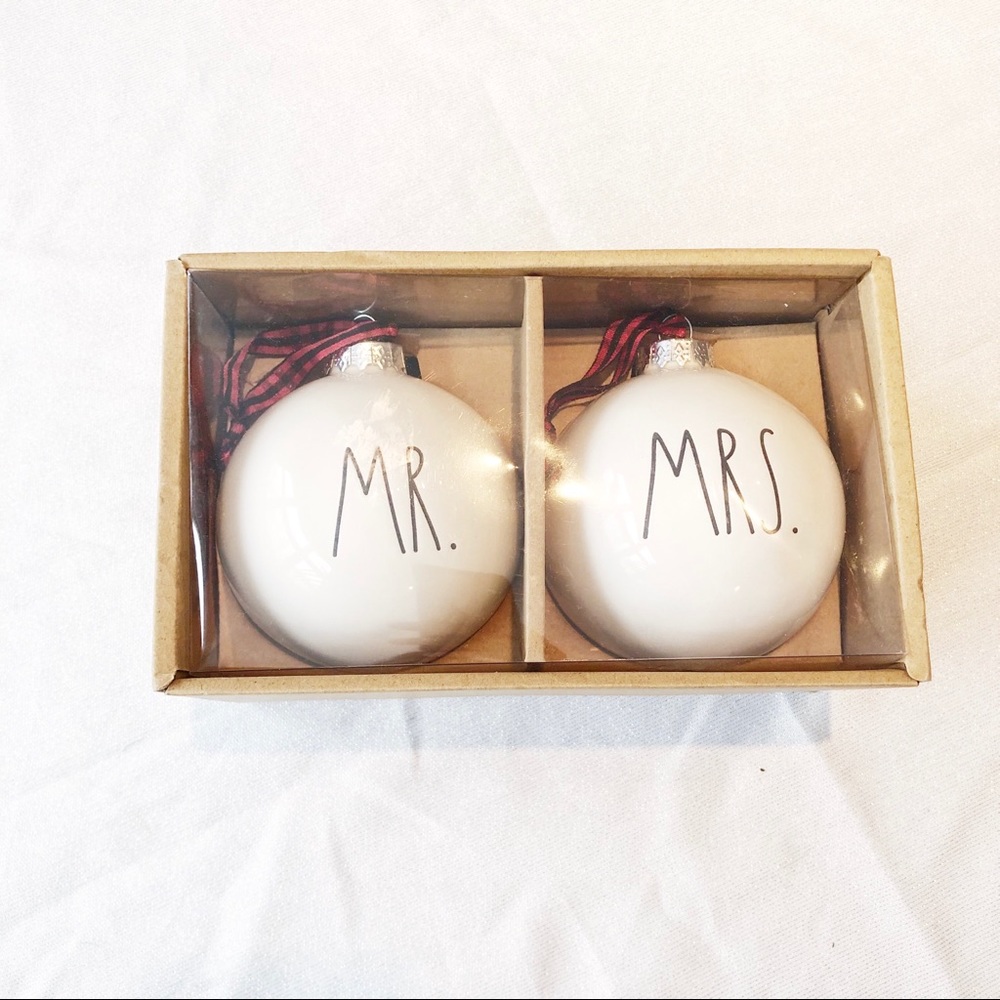 RAE Dunn by Magental Ceramic Holiday Ornaments NEW